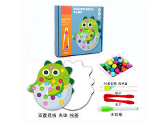 Wooden Bead Painting Game Little Monster toys