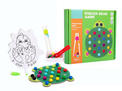 Wooden Bead Painting Game Turtle toys