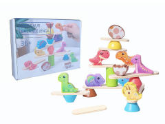 Wooden Dinosaur Stacking Balance Game toys