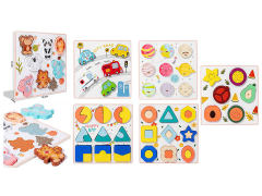 Wooden Early Education Matching Puzzle(6S) toys