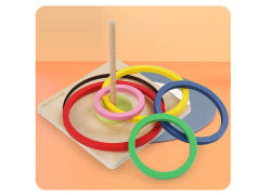 Wooden Diy And Assembly Of Rainbow Rings toys