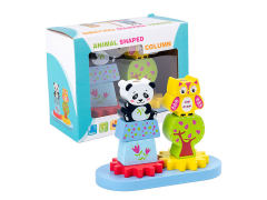 Wooden Animals Sleeve Game toys