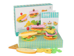 Wooden House Sandwich Set toys