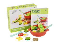 Wooden House Vegetable Platter toys