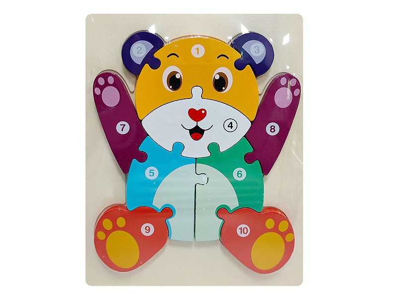 Wooden Bear Puzzle toys