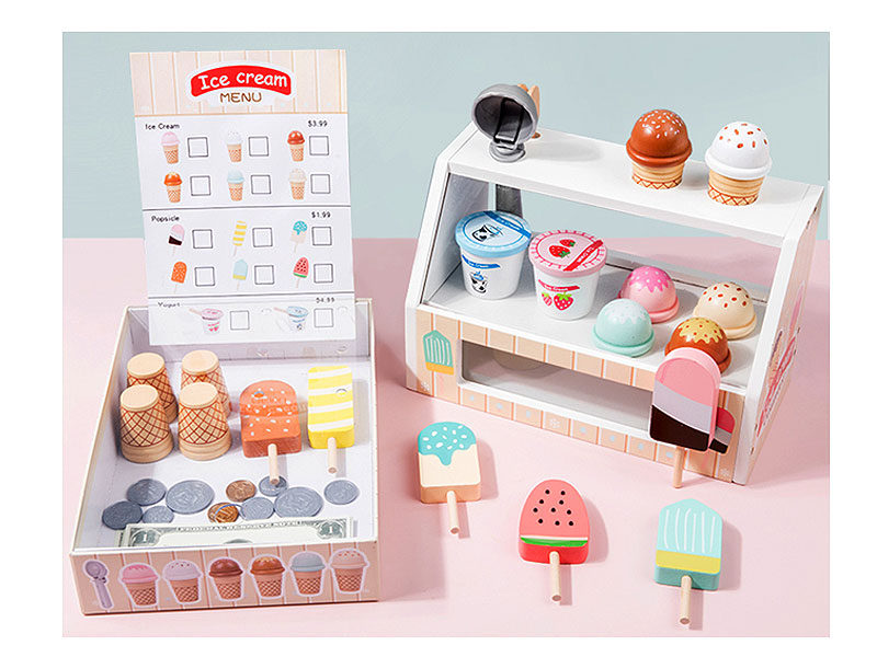 Wooden Ice Cream Shop toys