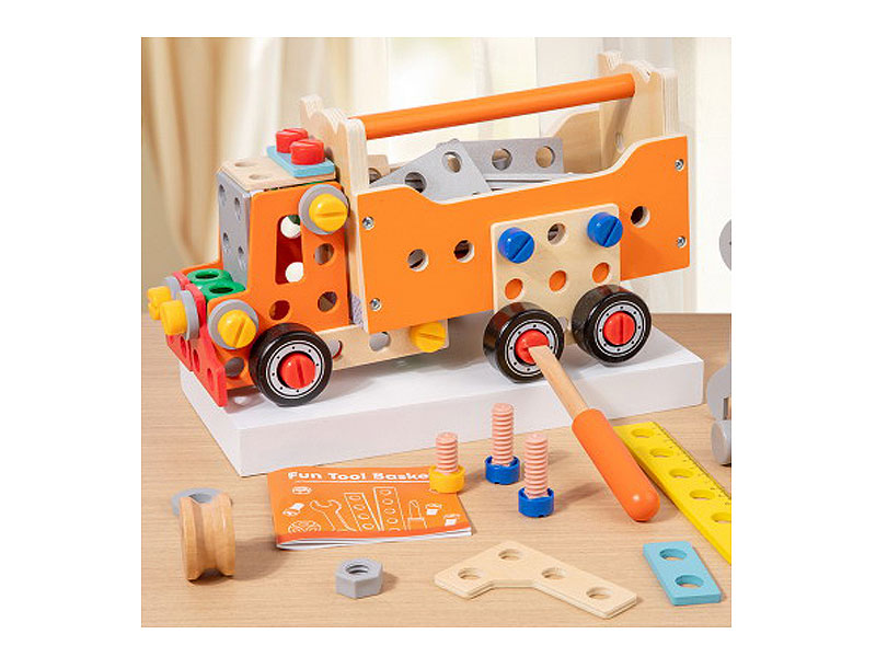 Wooden Tool Car toys