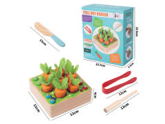 Wooden Pull Out Radish toys