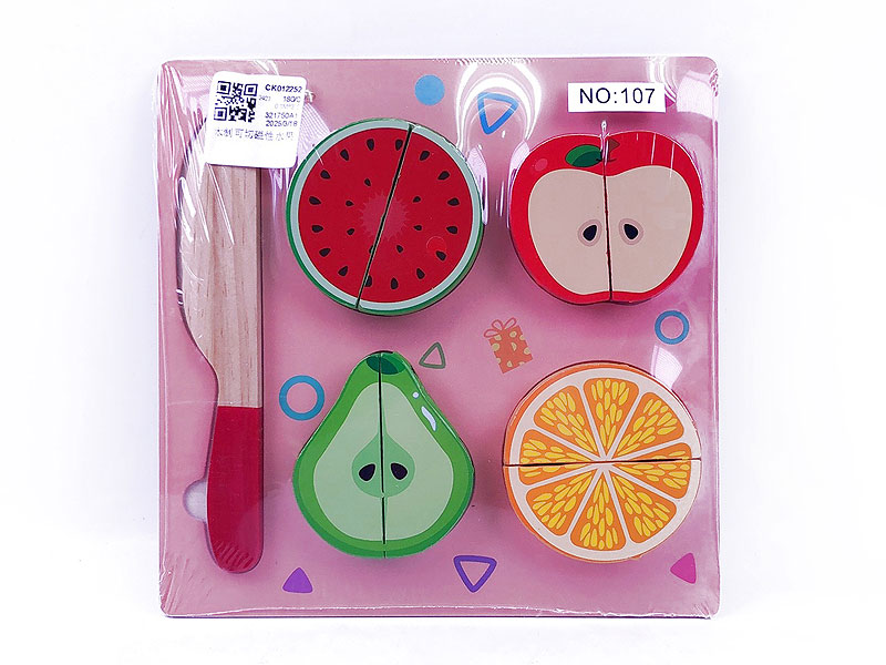 Wooden Magnetic Fruits That Can Be Cut toys