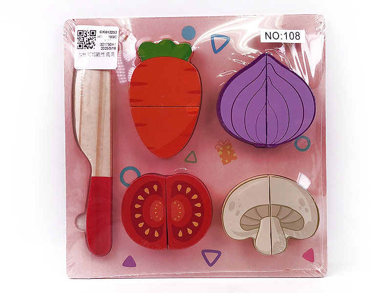 Wooden Magnetic Vegetables That Can Be Cut toys