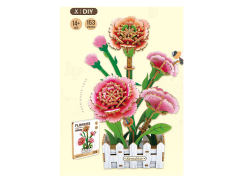Wooden Carnation Puzzle toys
