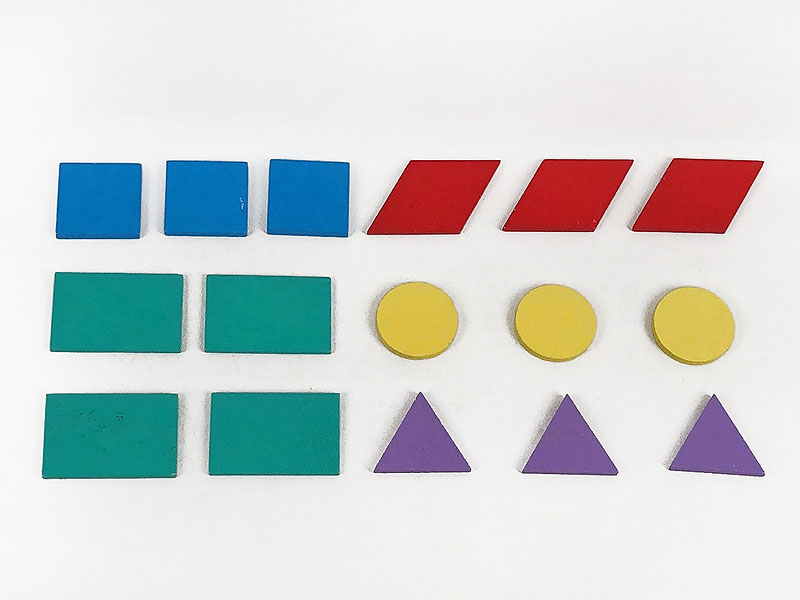 Wooden Geometric Shapes(25PCS) toys