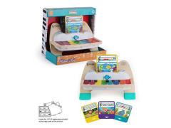 Wooden Touch-Sensitive Piano W/L_M(2C) toys