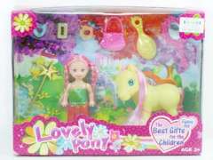 Latex Horse & Doll toys
