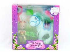 Latex  Horse & Doll toys
