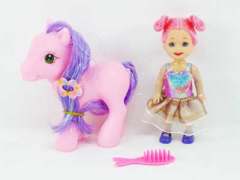 Latex Horse & Doll