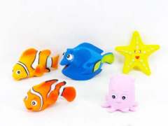 Latex Fish(5in1) toys