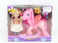Latex Horse & Doll toys
