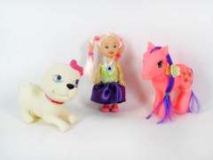 Latex Dog & Doll toys