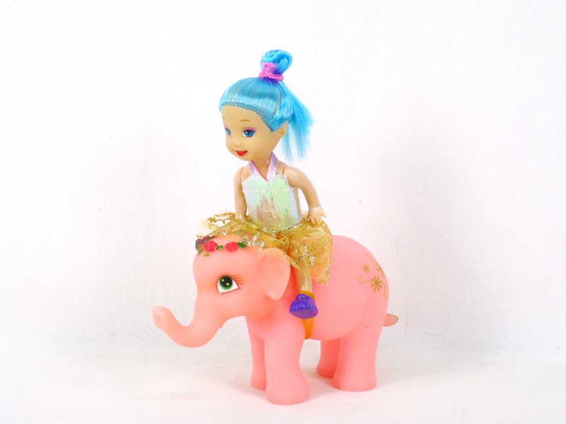 Latex Elephant & Doll toys