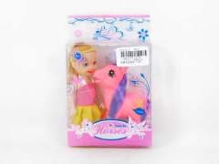 Latex  Horse & Doll(2S) toys
