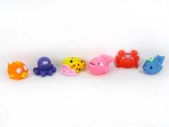 Latex Sea Animal(6in1) toys