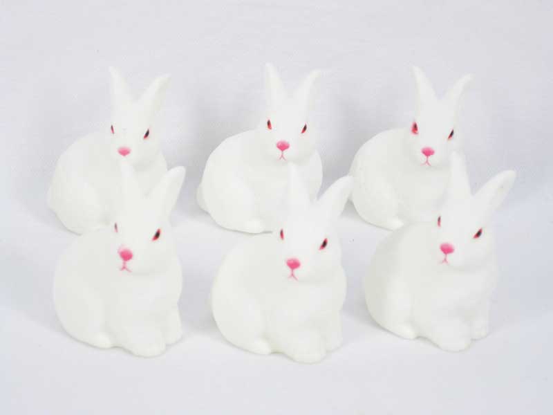 Latex Rabbit(6in  toys