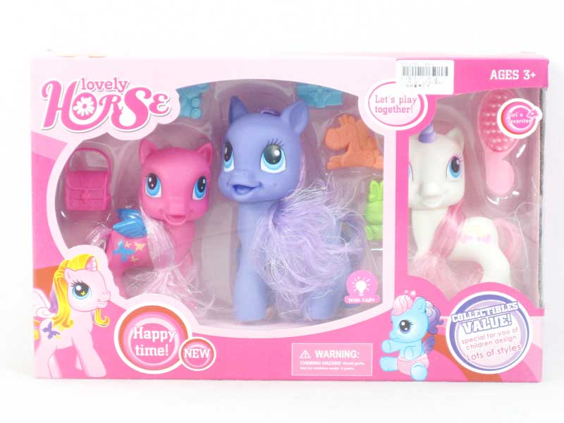 Horse Set W/L toys