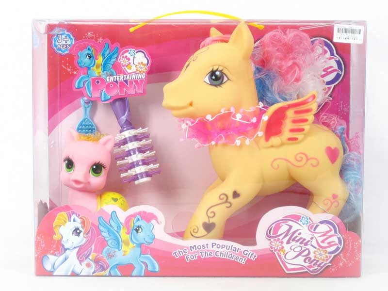 Horse Set W/L_M(2in1) toys
