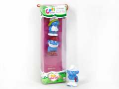 Latex Smurfs(3in1) toys