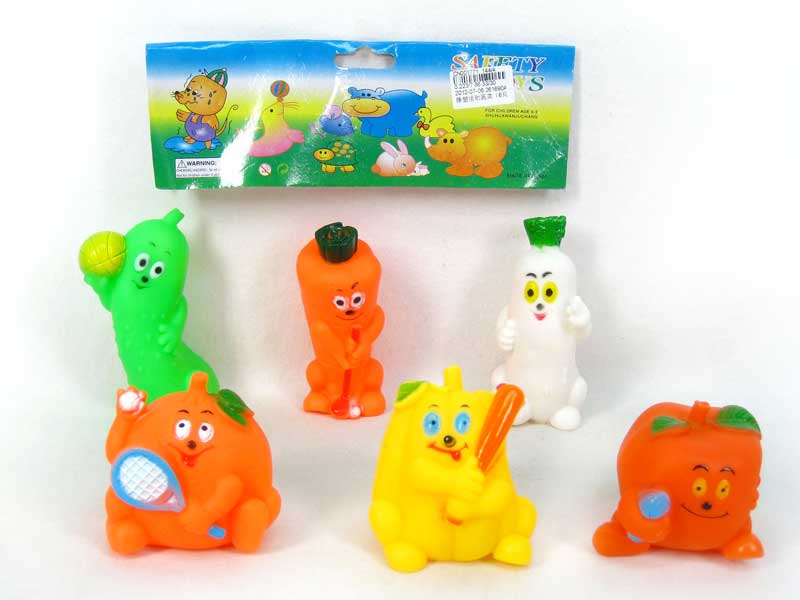Latex Vegetable(6in1) toys