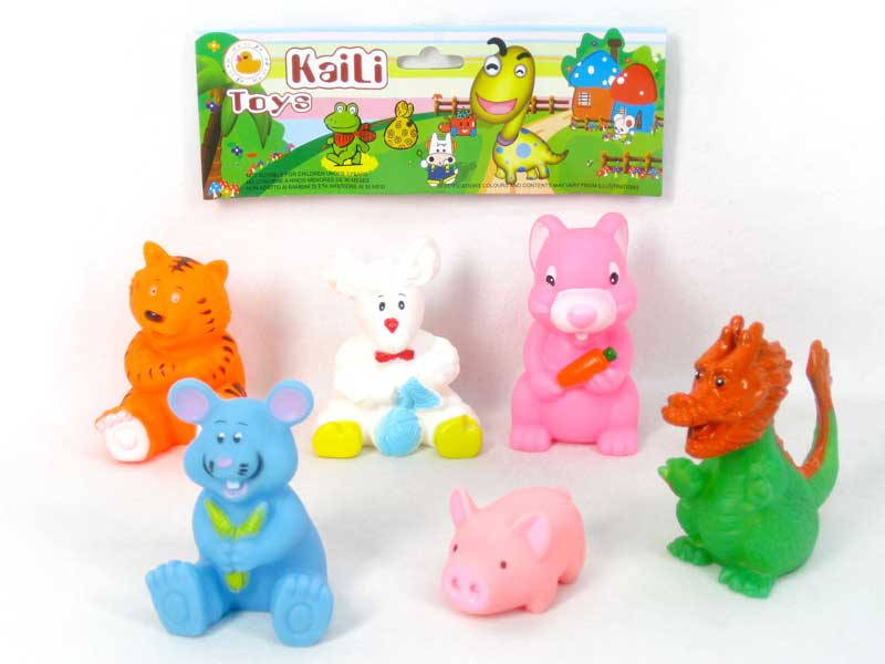Latex Animal(6in1) toys