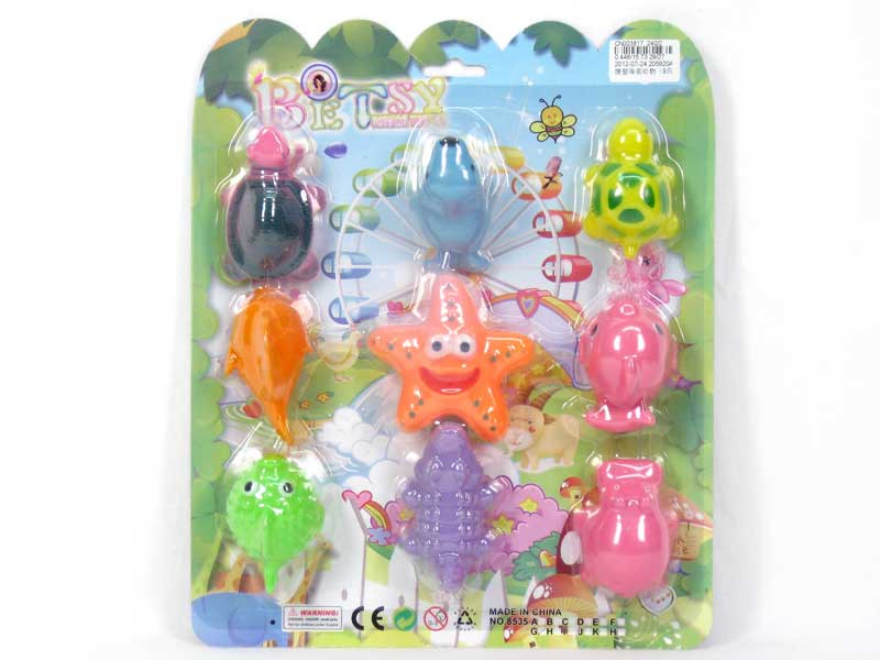 Latex Sea Animal(9in1) toys