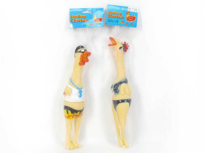 Latex Chicken W/S(2S) toys