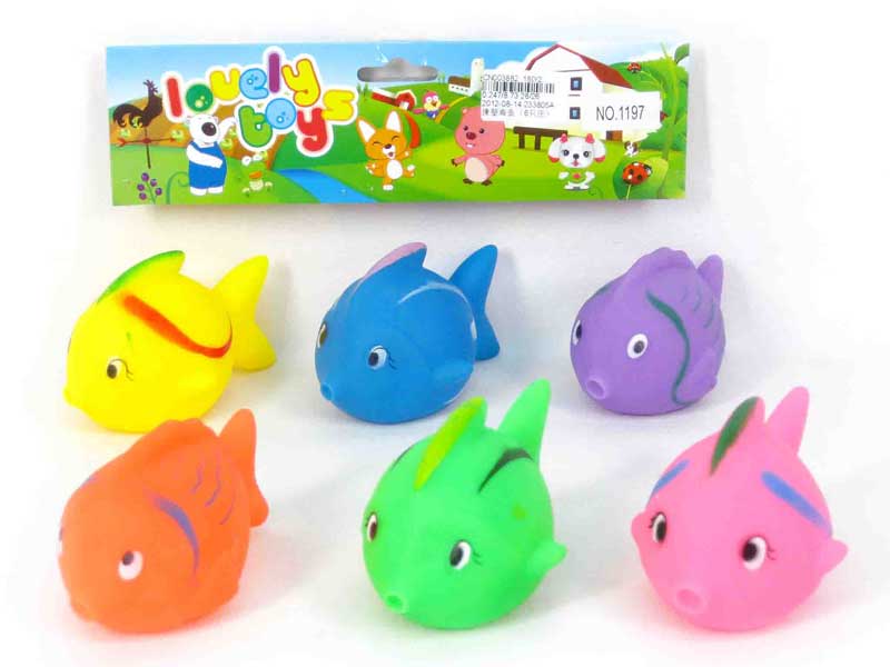 Latex  Fish(6in1) toys