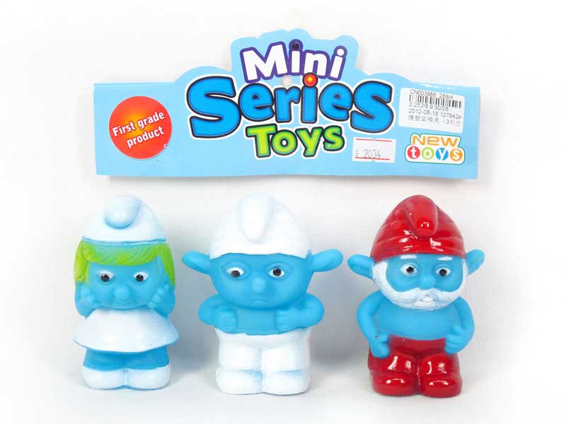 Tatex The Smurfs(3in1) toys