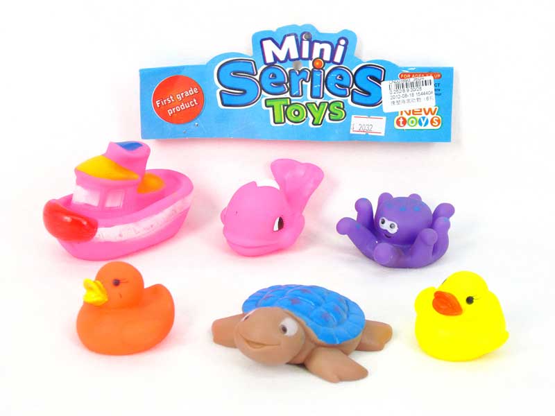 Latex Sea Animal(6in1) toys