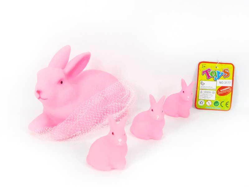 Latex Rabbit(3in1) toys