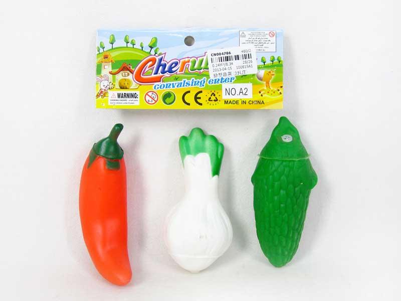 Latex Vegetable(3in1) toys