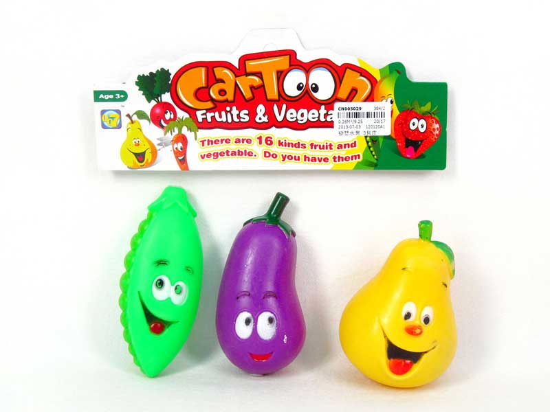 Latex Fruit(3in1) toys