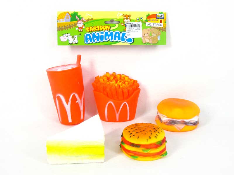 Latex Mcdonald's Food(5in1) toys