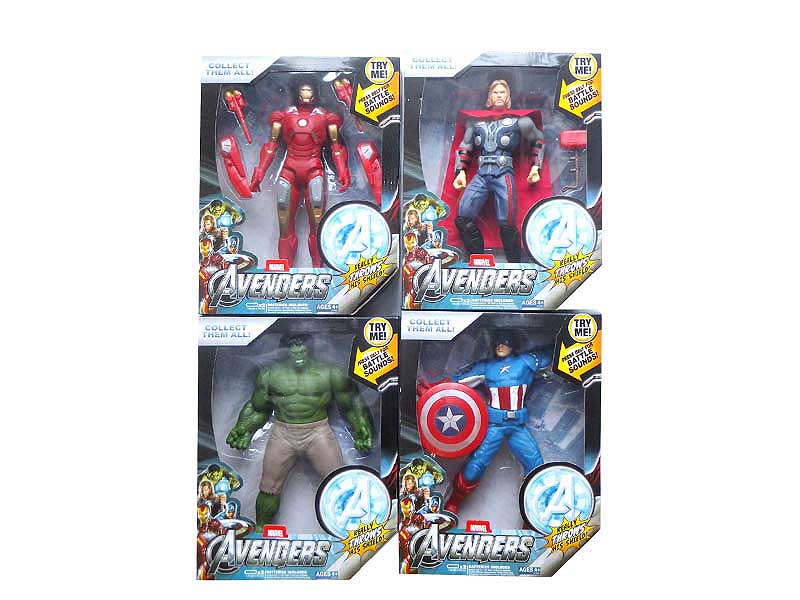 9inch Latex Avengers Set(4S) toys