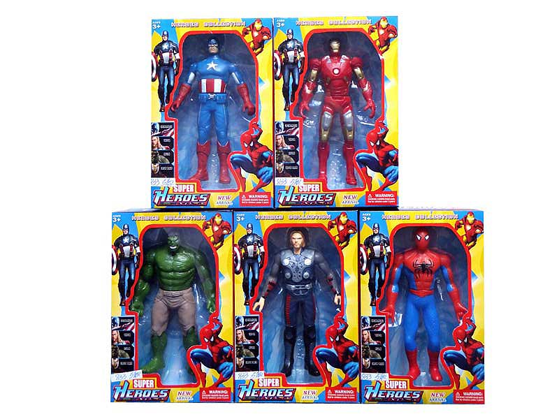 6inch Latex Avengers(5in1) toys