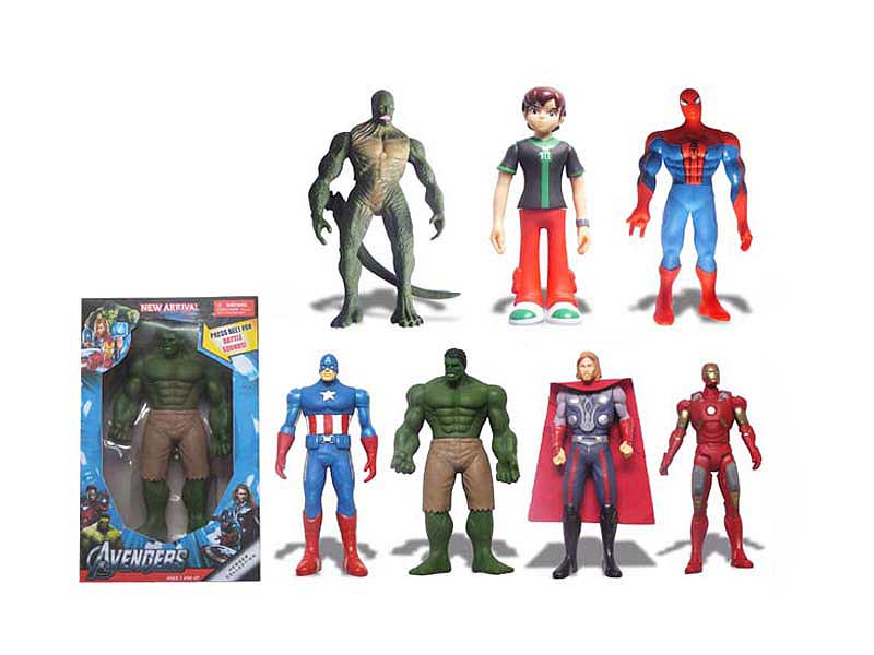 10-11inch Latex Avengers Set(7S) toys