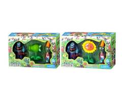 3-5.5inch Latex Plants vs Zombies(3in1) toys