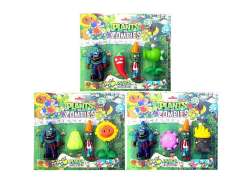 3-5.5inch Latex Plants vs Zombies(4in1)