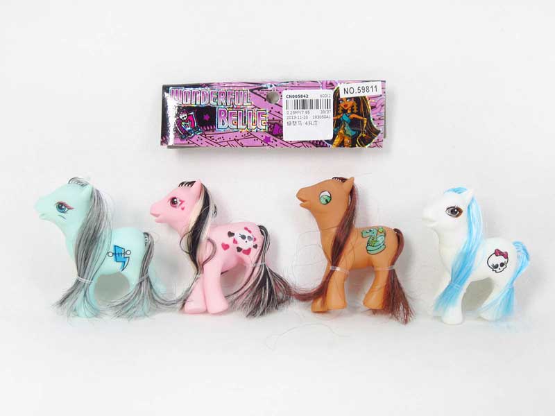 Latex Horse(4in1) toys