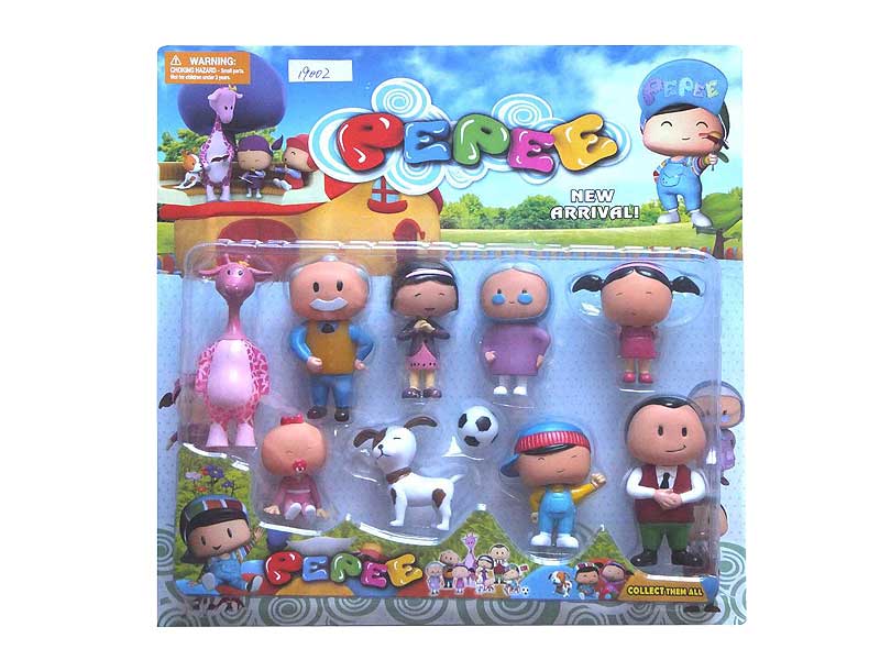 2.5-4inch Latex Pepee Doll(10in1) toys