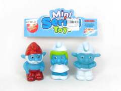 Latex The Smurfs(3in1) toys