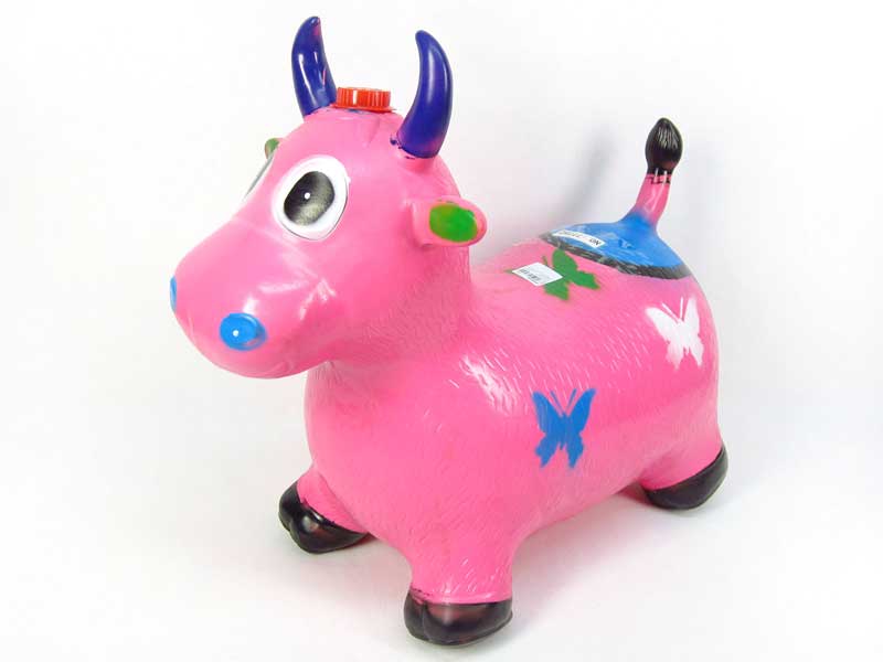 Latex Jumping Cow W/IC_M toys